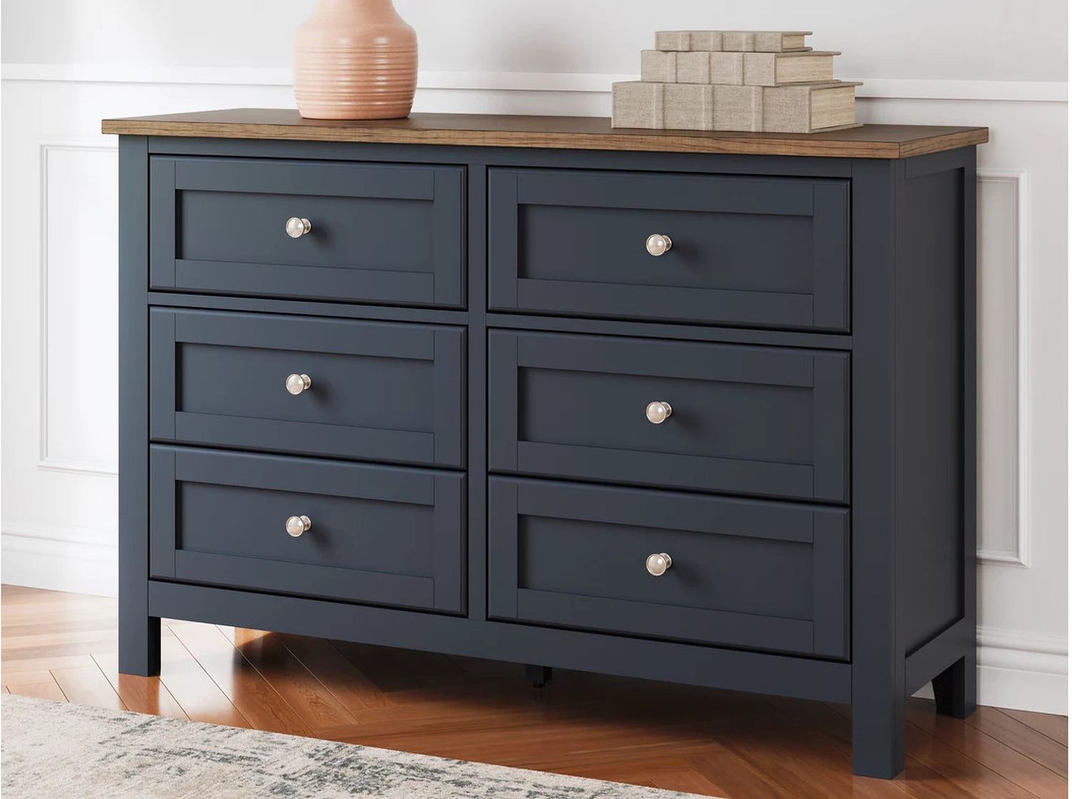 Landocken Dresser In Brown/Blue B41421