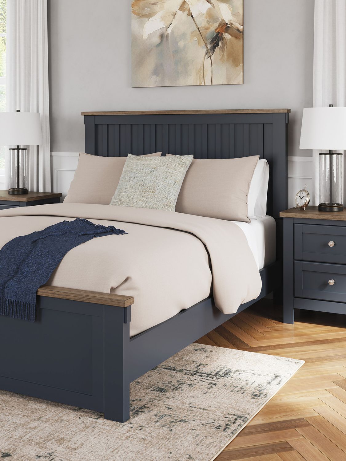 Landocken Dresser In Brown/Blue B41421