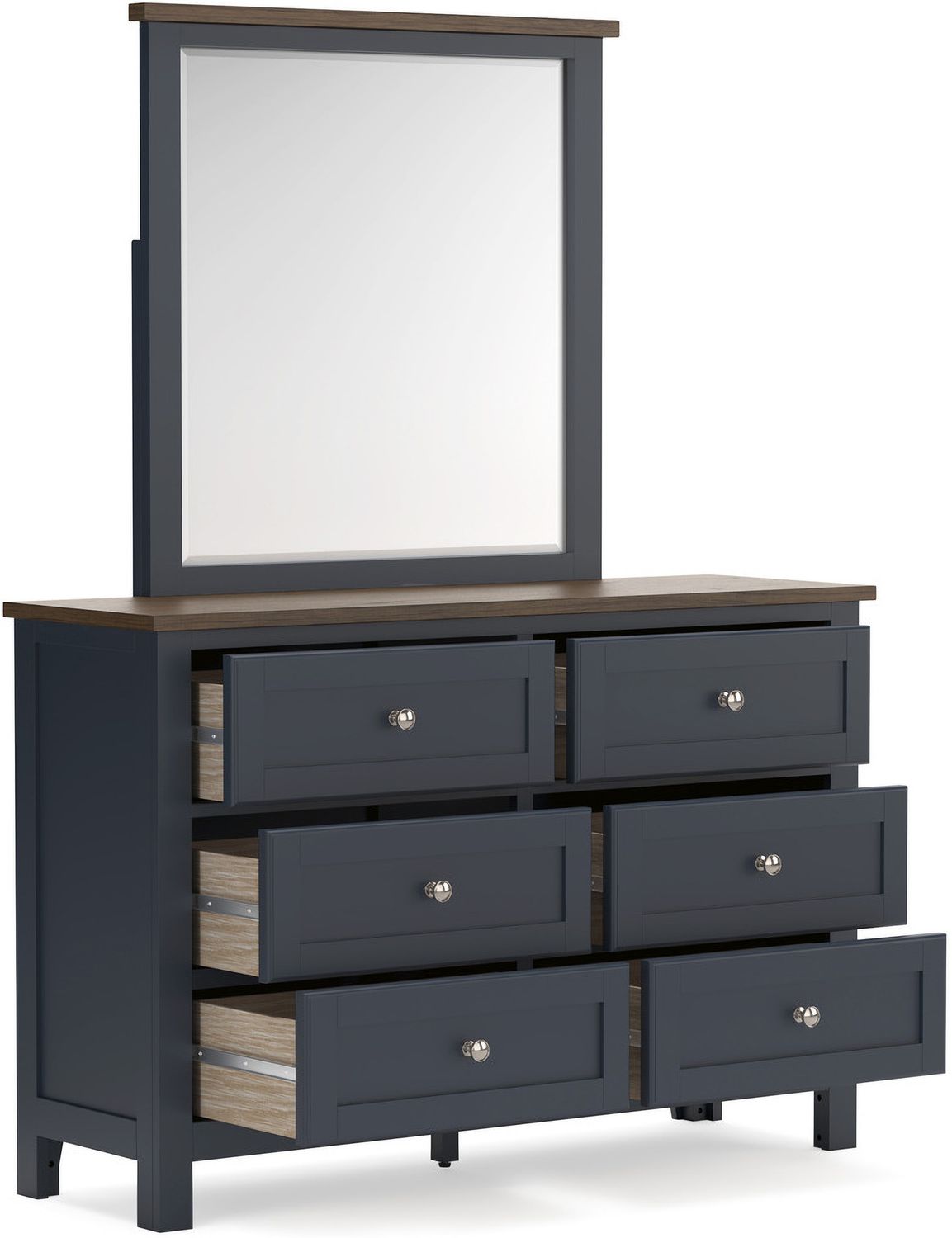 Landocken Dresser In Brown/Blue B41421