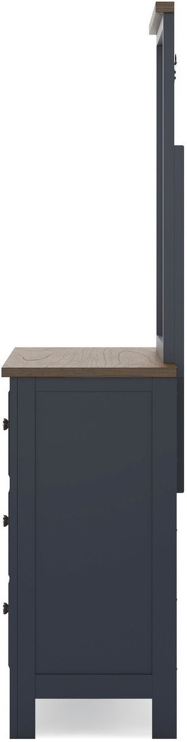 Landocken Dresser In Brown/Blue B41421