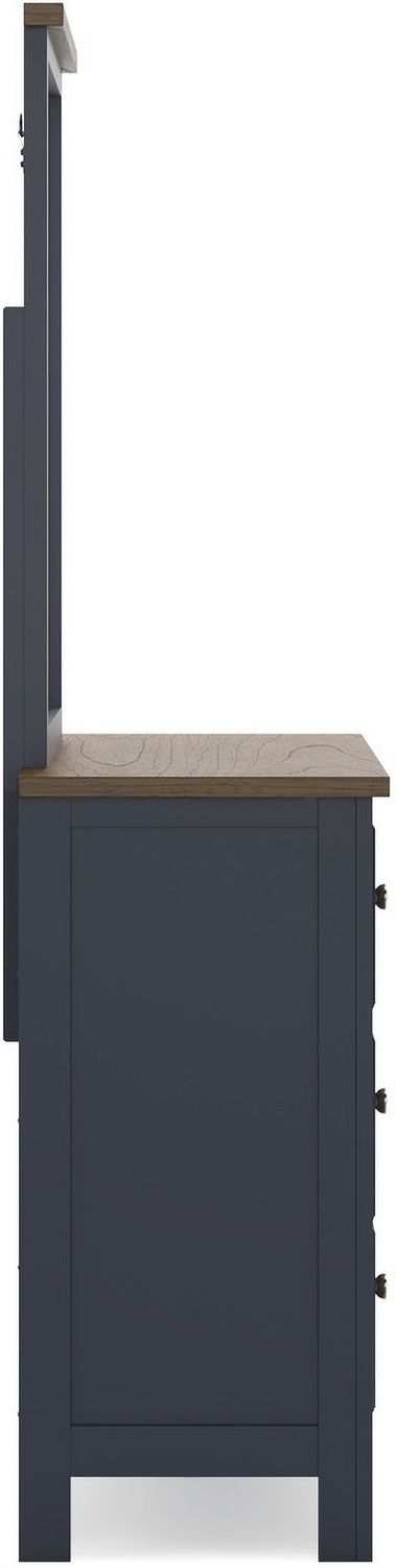 Landocken Dresser In Brown/Blue B41421