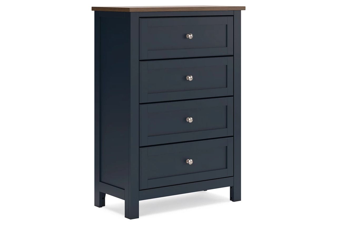 Landocken Chest of Drawers In Brown/Blue B41445