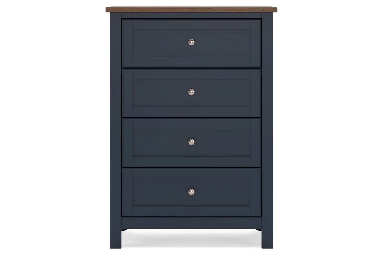 Landocken Chest of Drawers In Brown/Blue B41445
