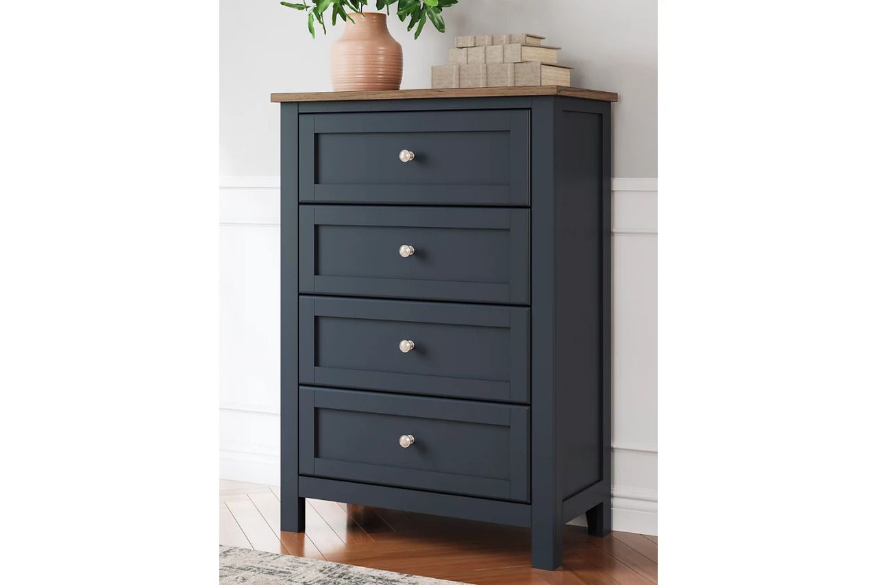 Landocken Chest of Drawers In Brown/Blue B41445