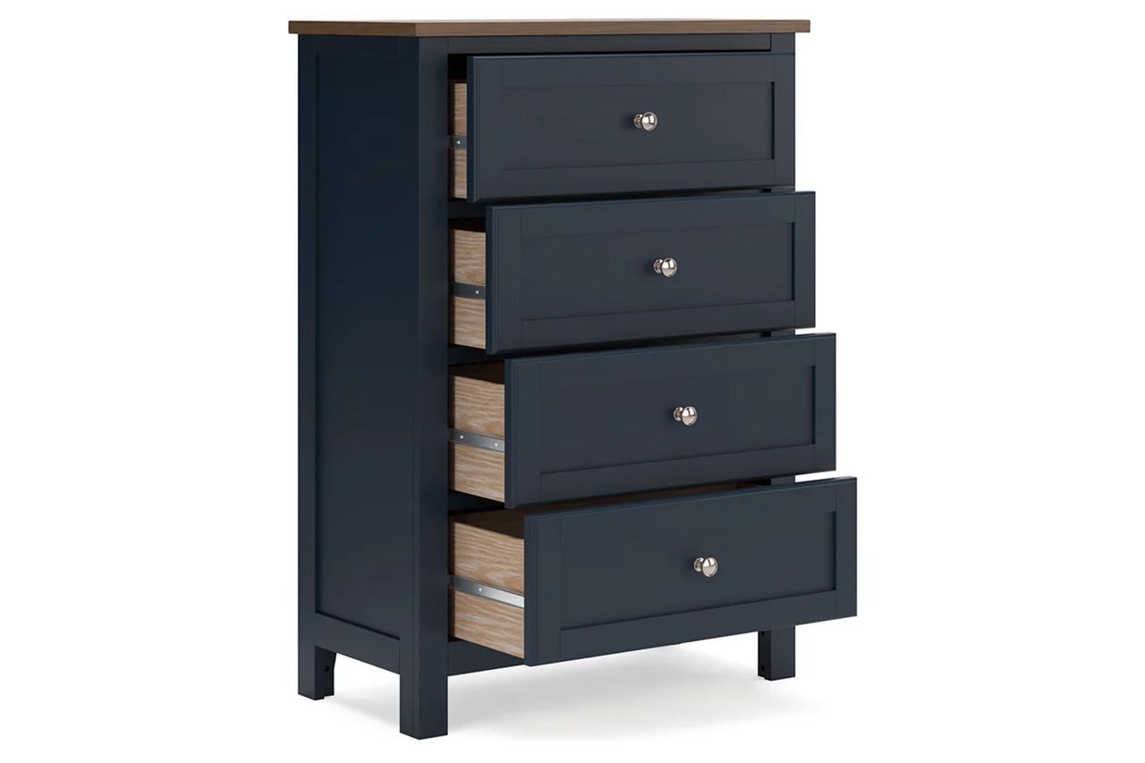 Landocken Chest of Drawers In Brown/Blue B41445