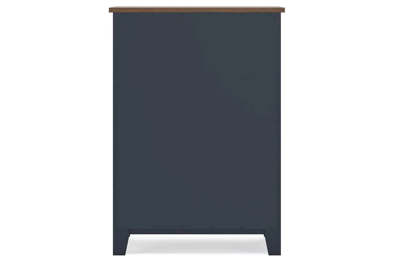 Landocken Chest of Drawers In Brown/Blue B41445