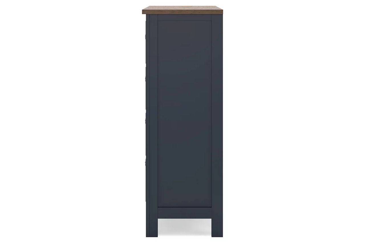 Landocken Chest of Drawers In Brown/Blue B41445