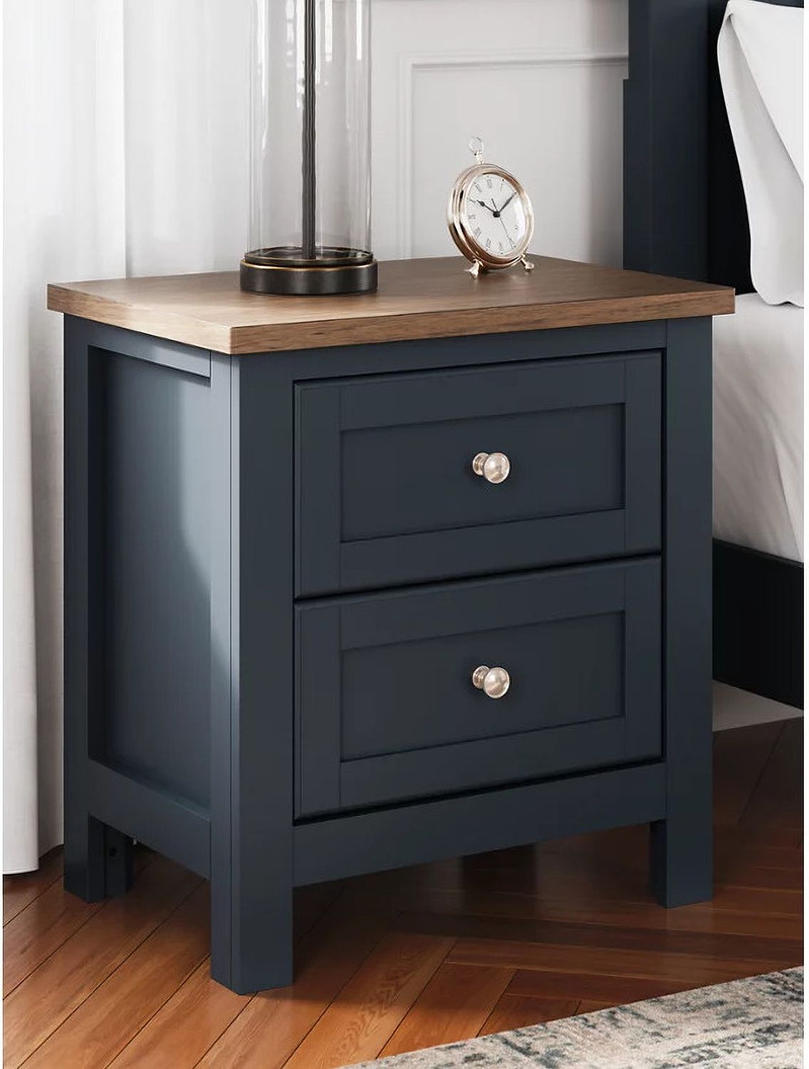 Landocken Nightstand In Brown/Blue B41492