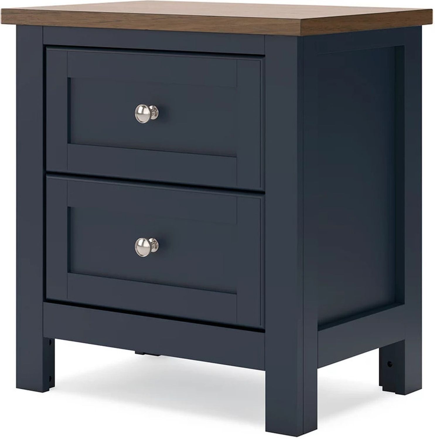 Landocken Nightstand In Brown/Blue B41492