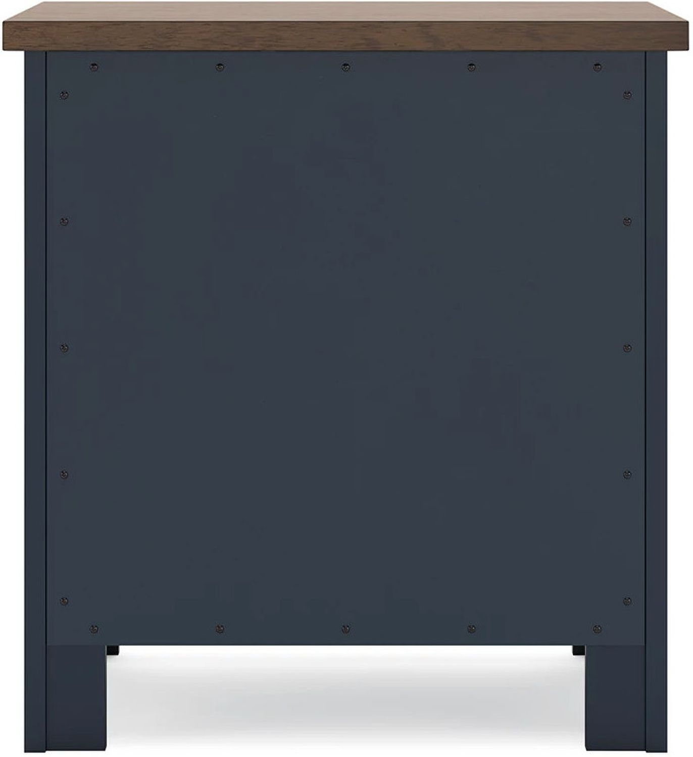 Landocken Nightstand In Brown/Blue B41492