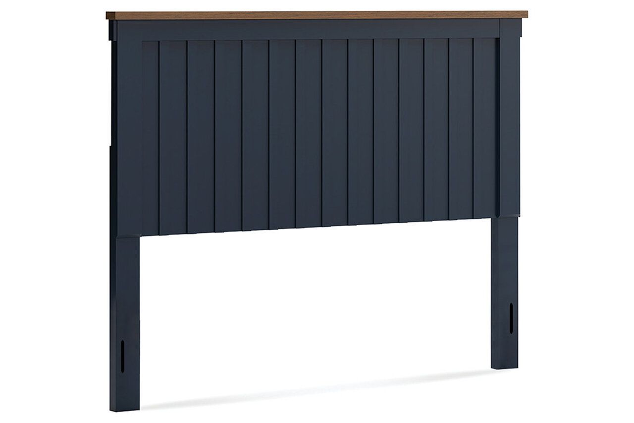 Landocken Queen Panel Bed In Brown/Blue B414B10