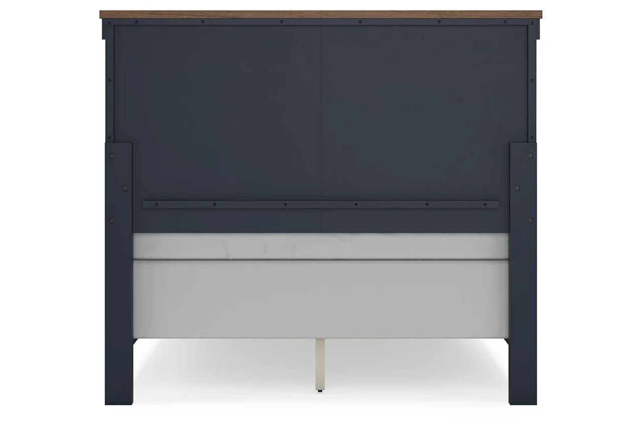 Landocken Full Panel Bed In Brown/Blue B414B3