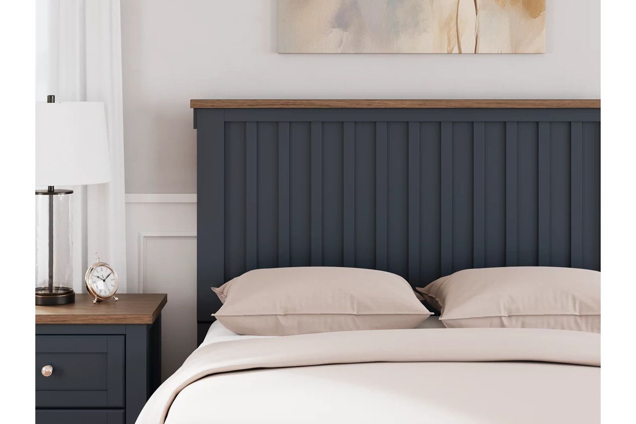 Landocken Full Panel Bed In Brown/Blue B414B3
