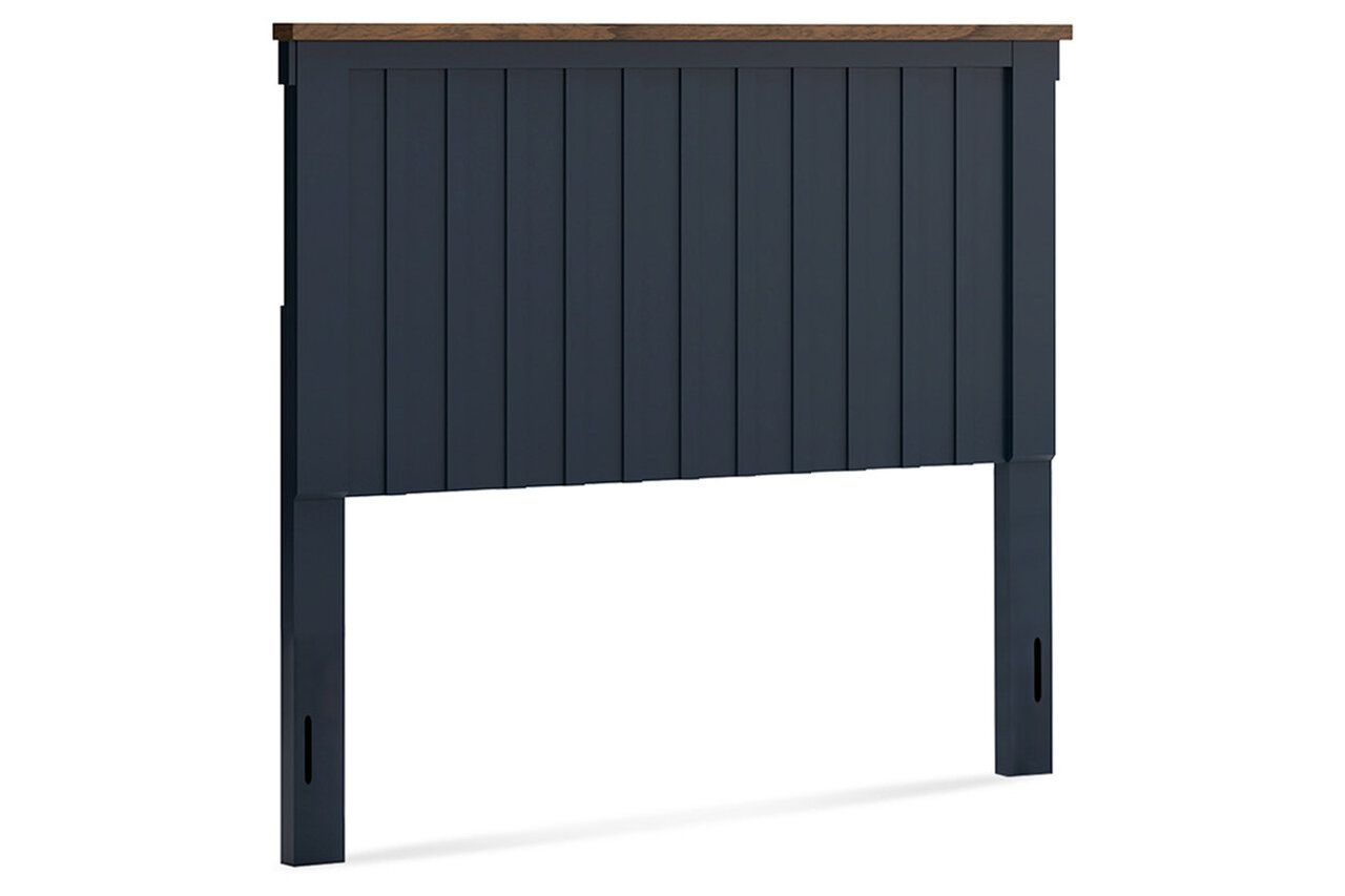Landocken Full Panel Bed In Brown/Blue B414B3