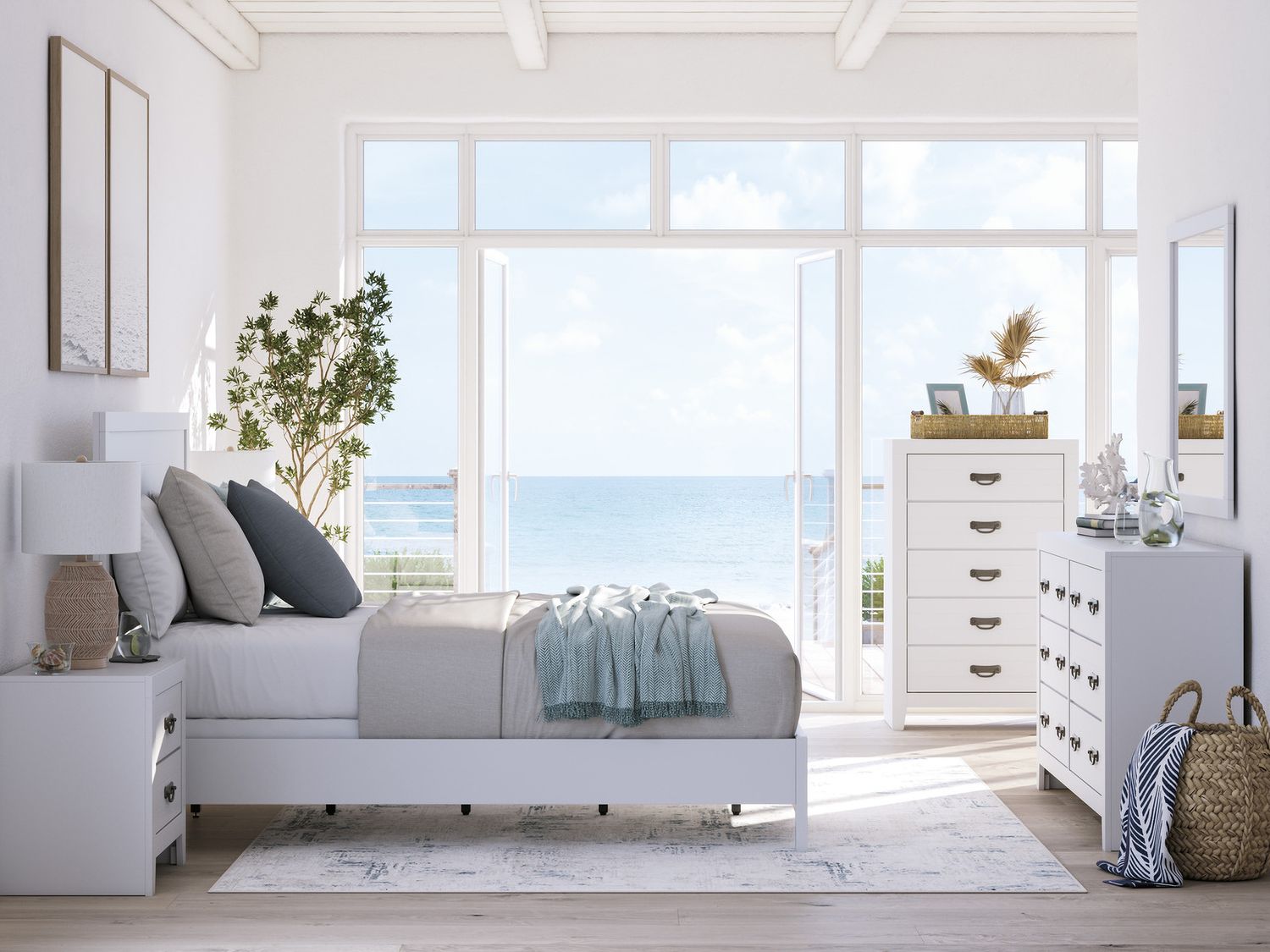 Binterglen Dresser In White B42731