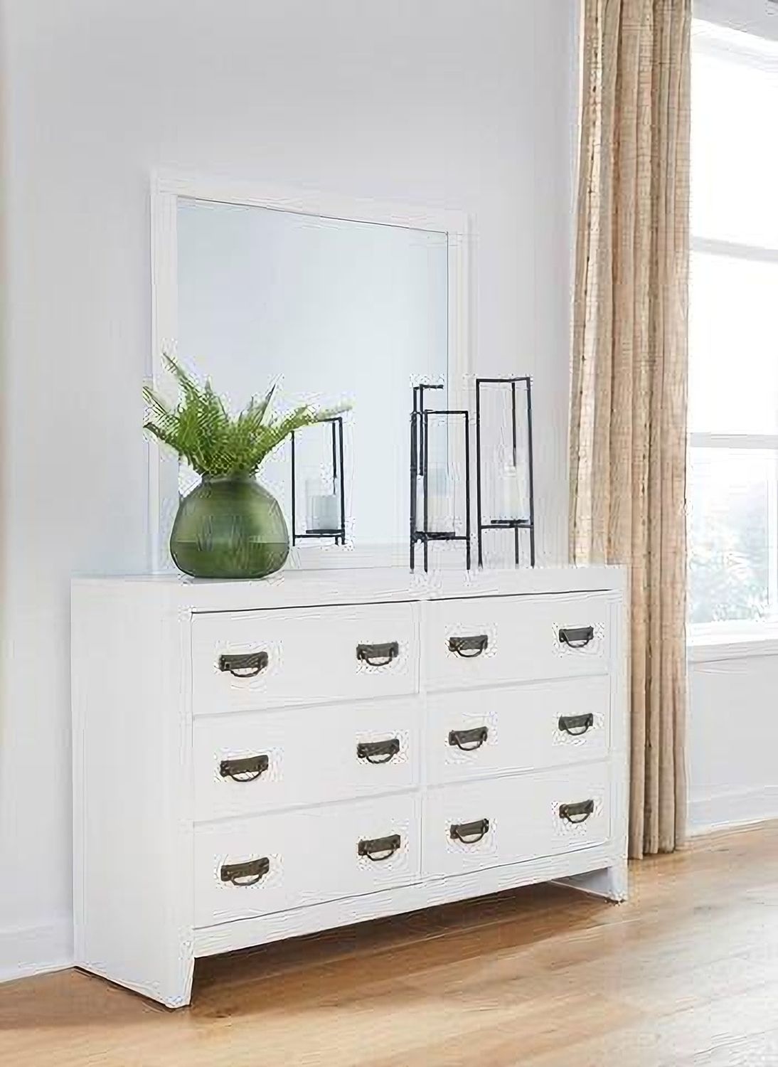 Binterglen Bedroom Mirror In White B42736