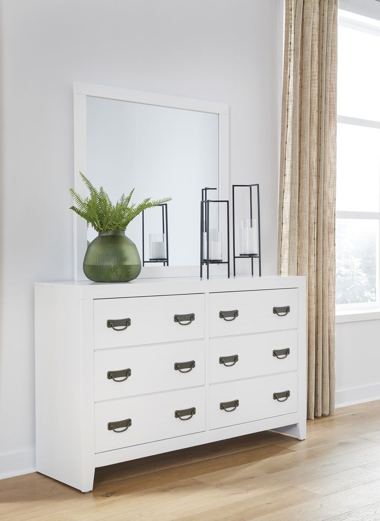 Binterglen Bedroom Mirror In White B42736