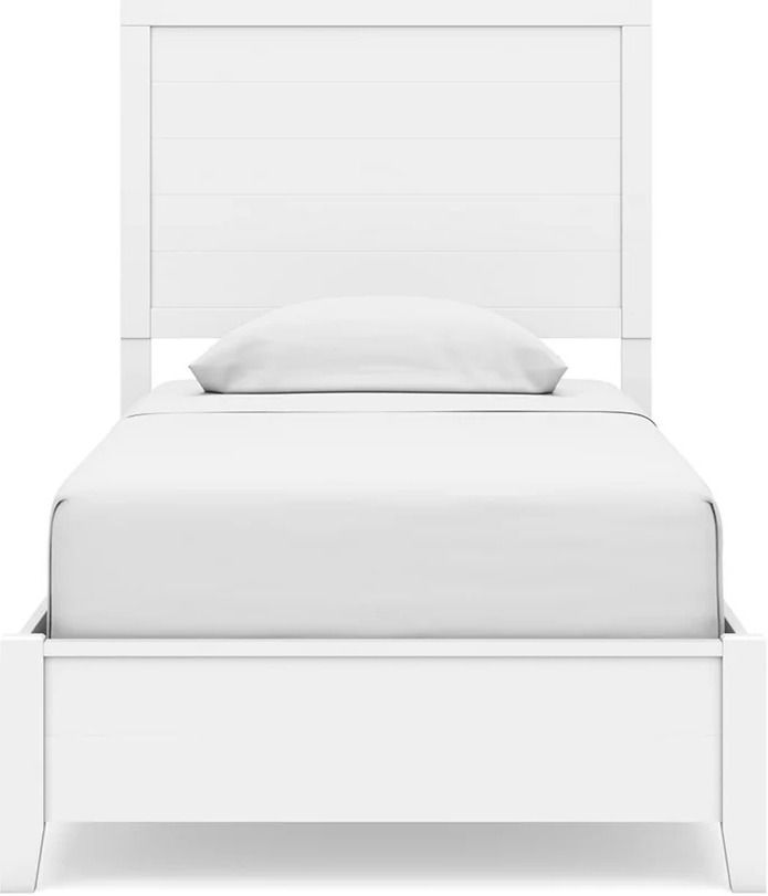 Binterglen Twin Panel Bed In White B427B2