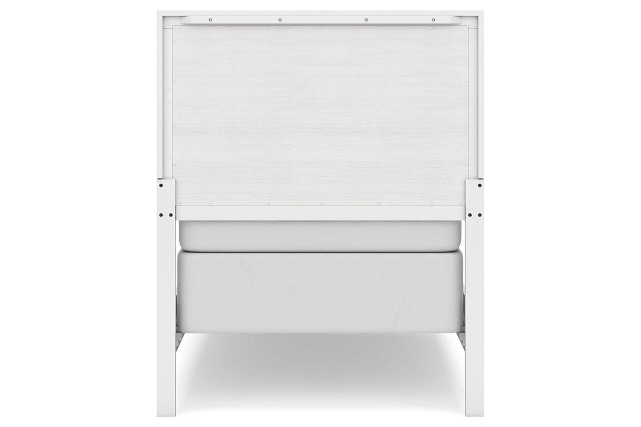 Binterglen Twin Panel Bed In White B427B2