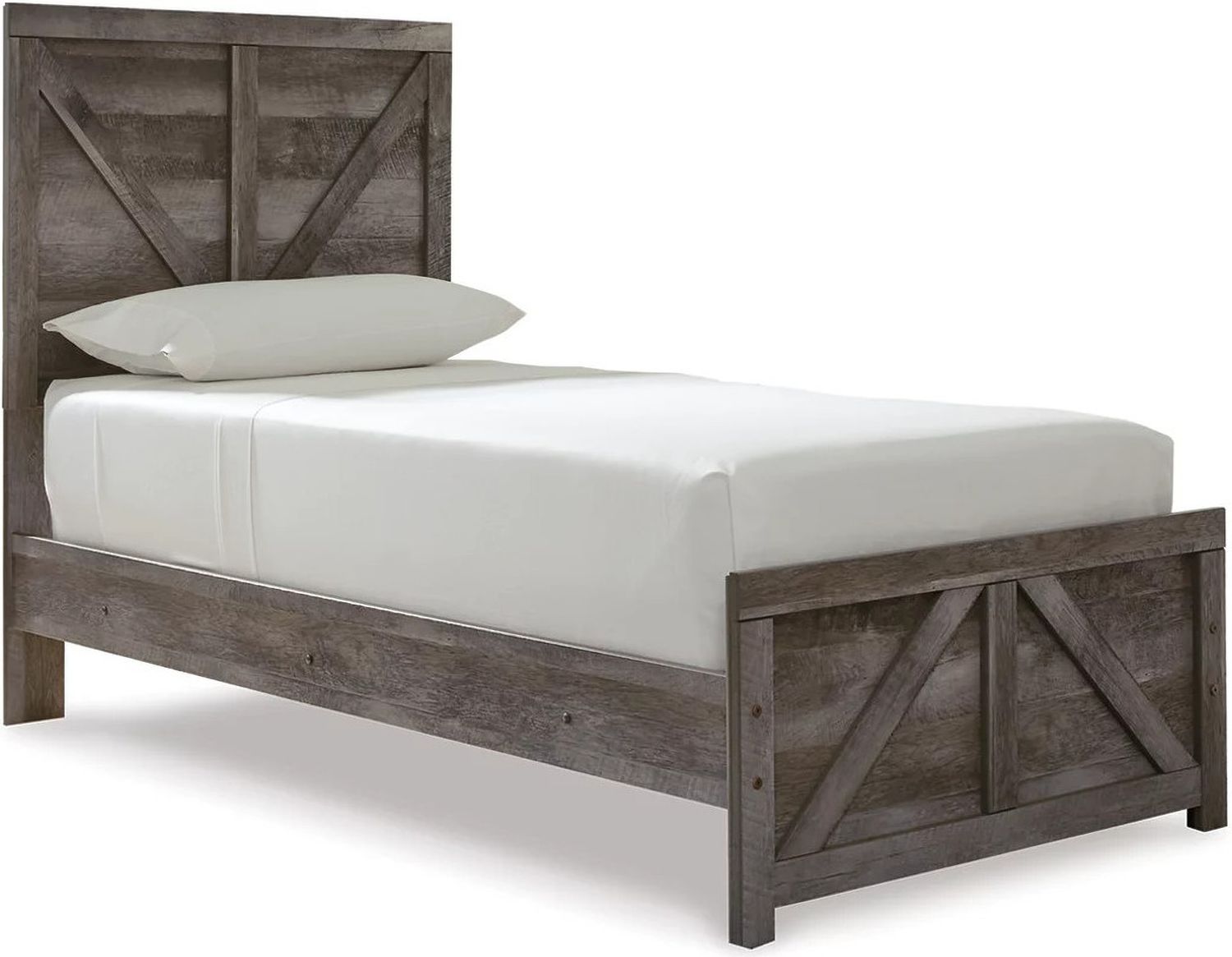 Wynnlow Gray Twin Panel Bed B440B16