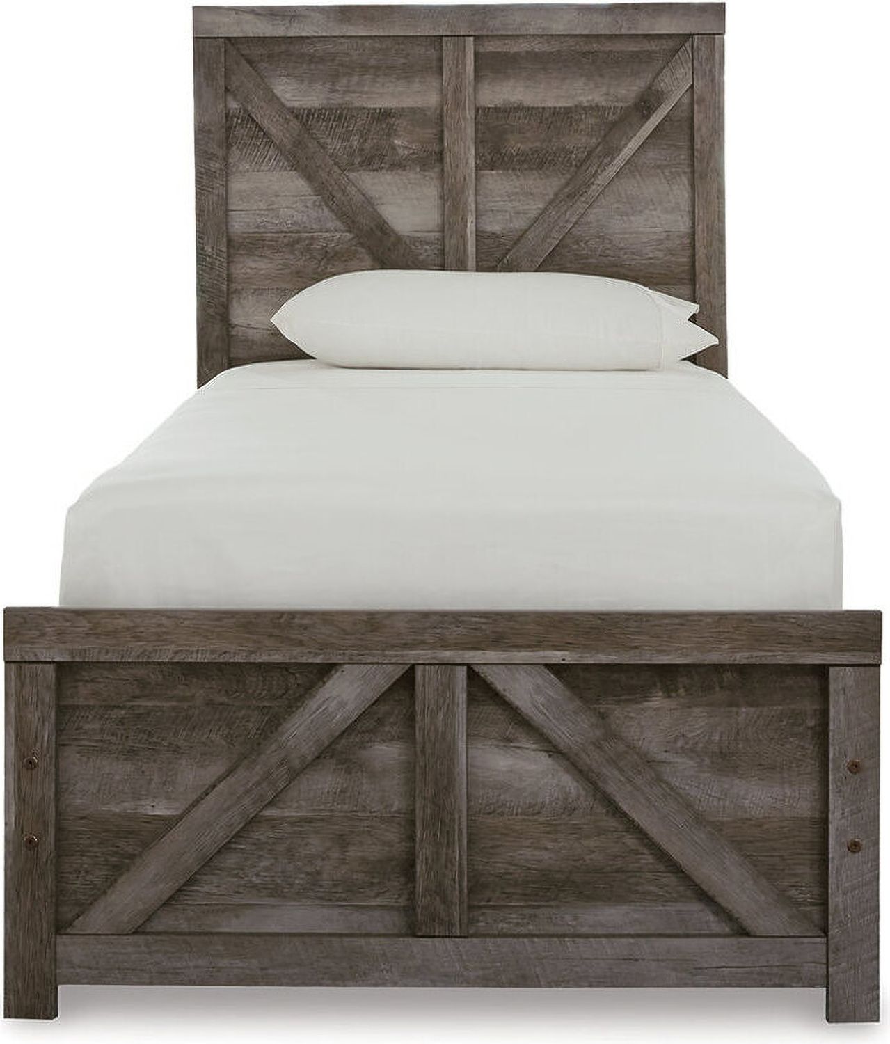 Wynnlow Gray Twin Panel Bed B440B16