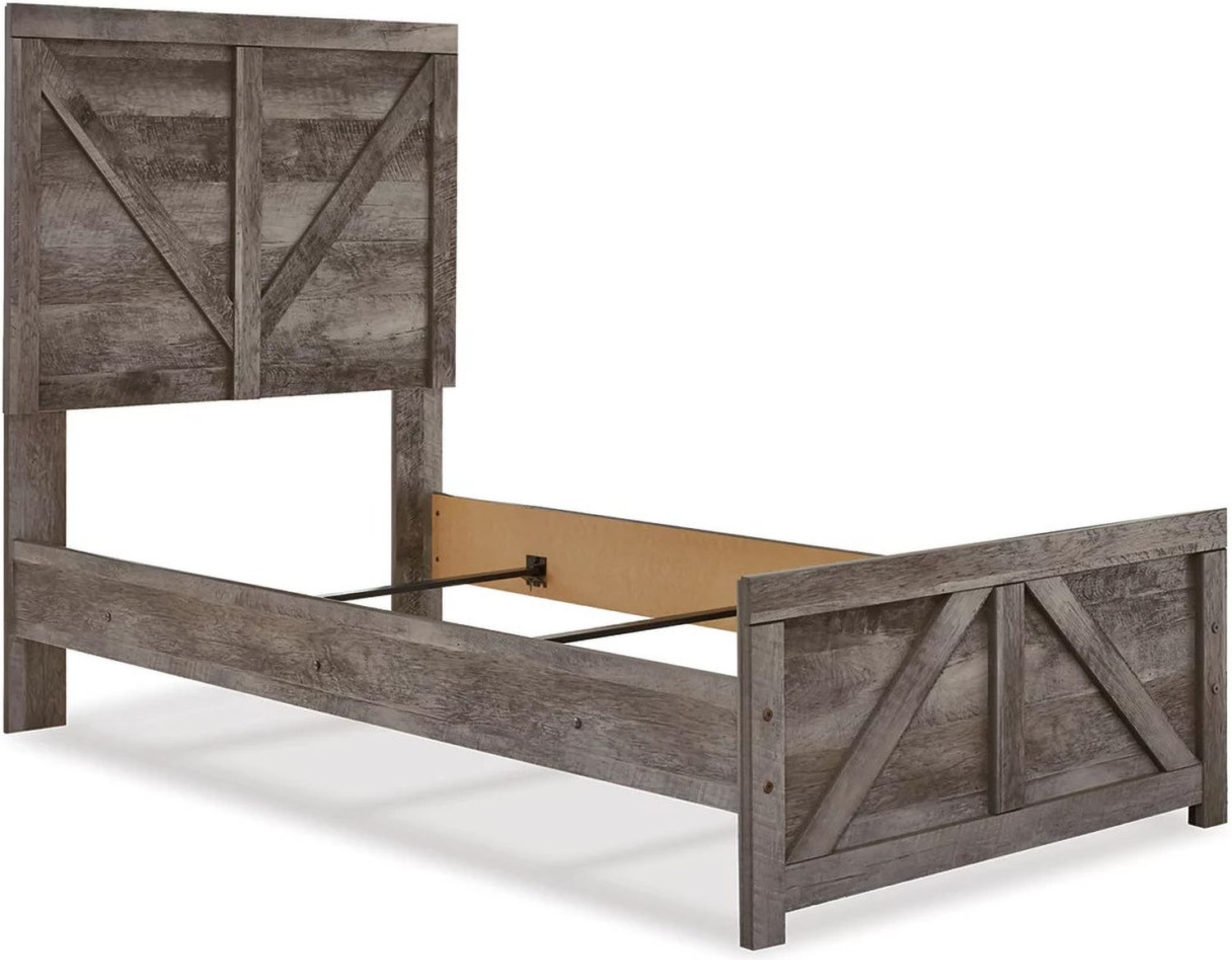 Wynnlow Gray Twin Panel Bed B440B16