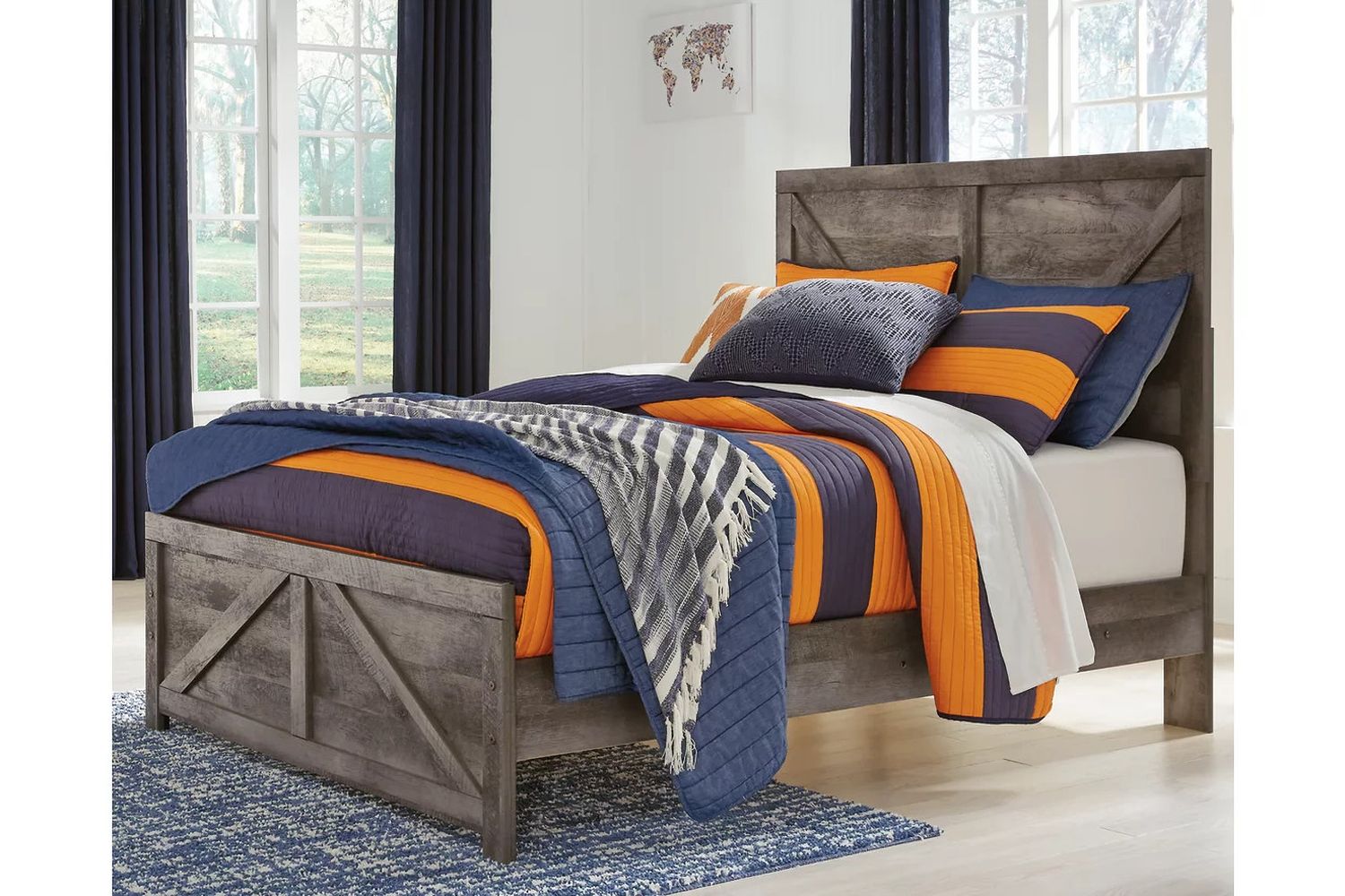 Wynnlow Gray Full Panel Bed B440B17