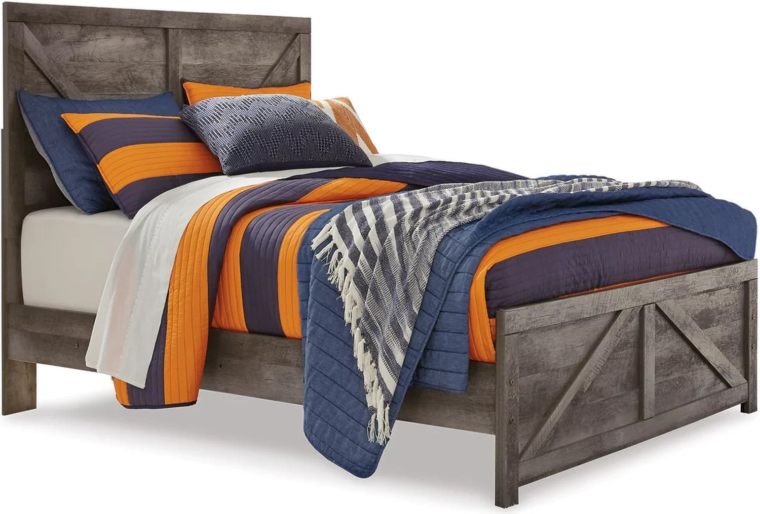 Wynnlow Gray Full Panel Bed B440B17
