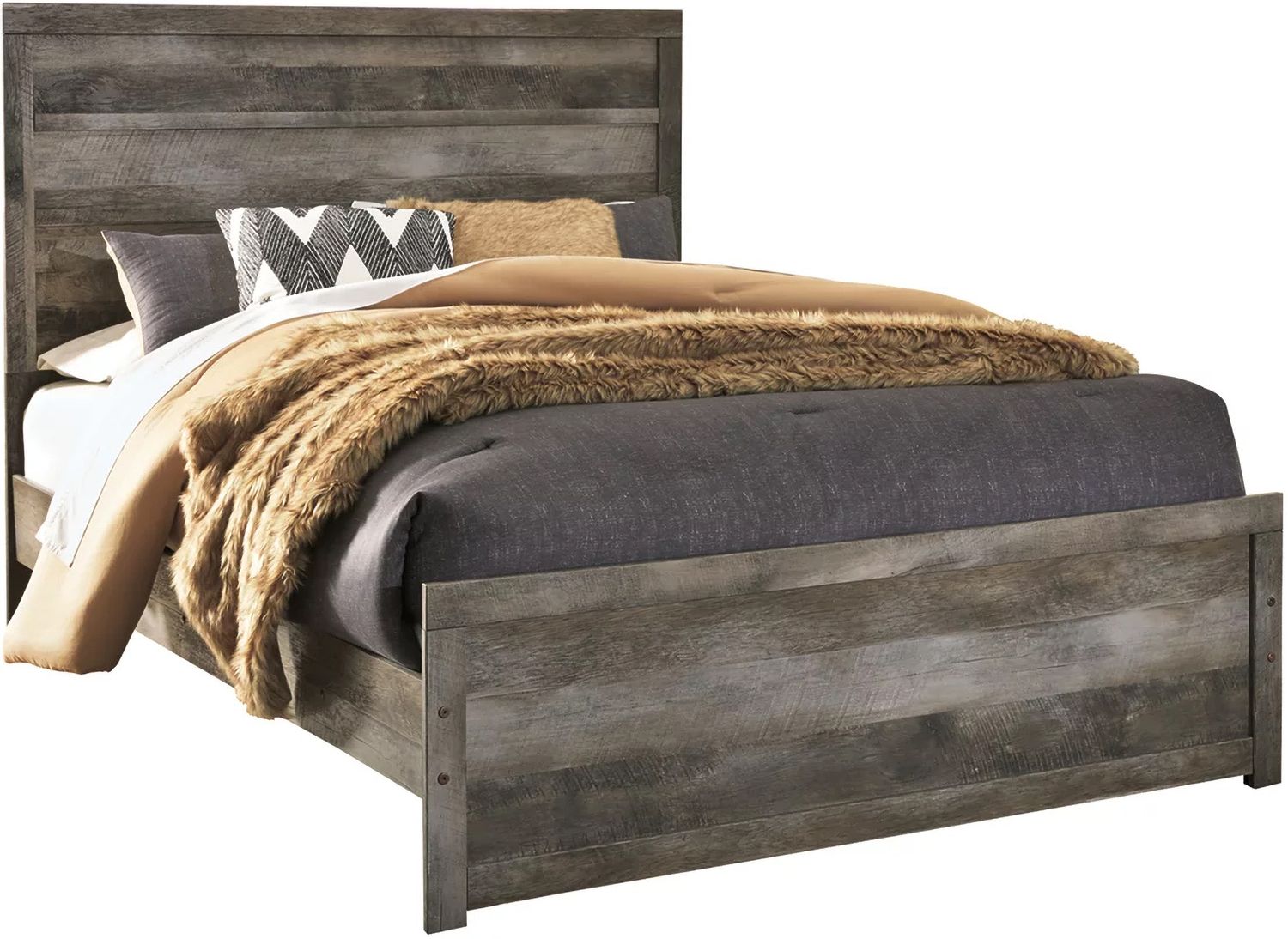 Wynnlow Gray Queen Panel Bed B440B2