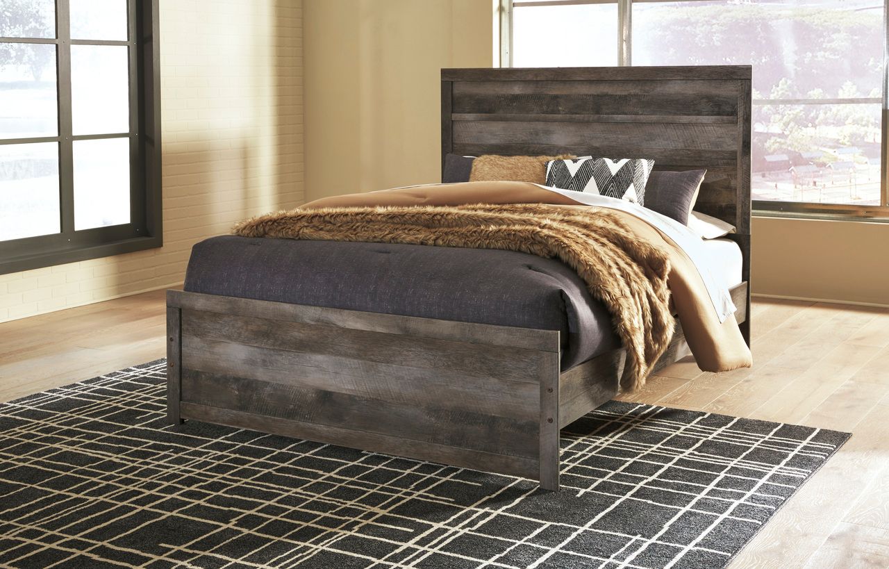 Wynnlow Gray Queen Panel Bed B440B2