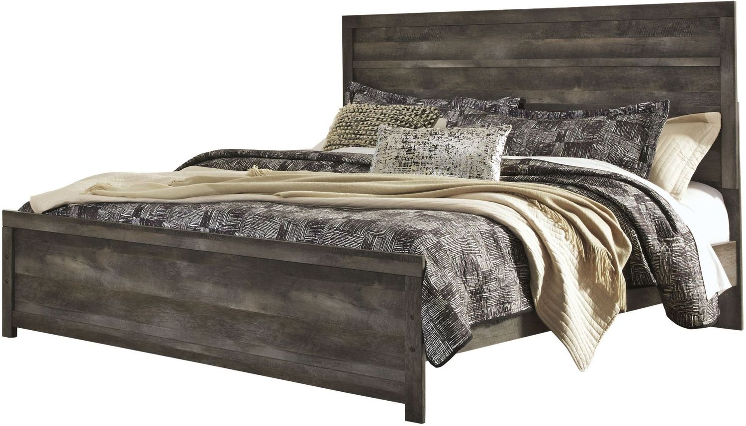 Wynnlow Gray King Panel Bed B440B8