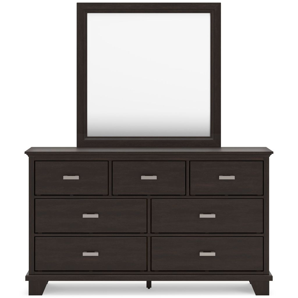 Covetown Dresser In Dark Brown B44131