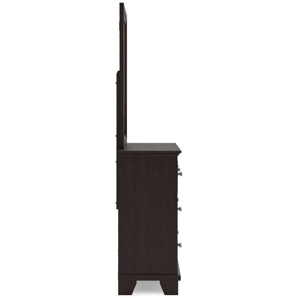 Covetown Dresser In Dark Brown B44131