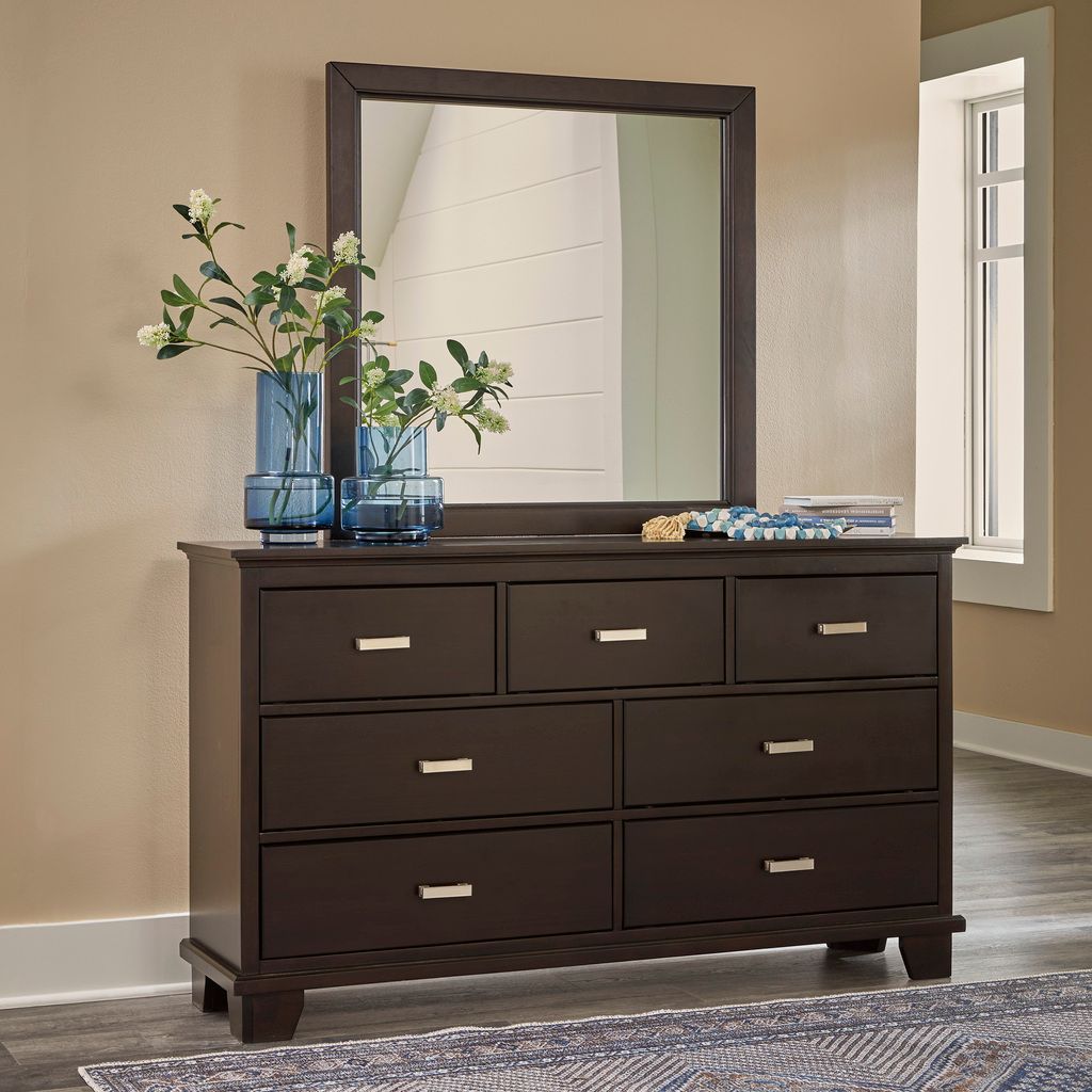 Covetown Dresser In Dark Brown B44131