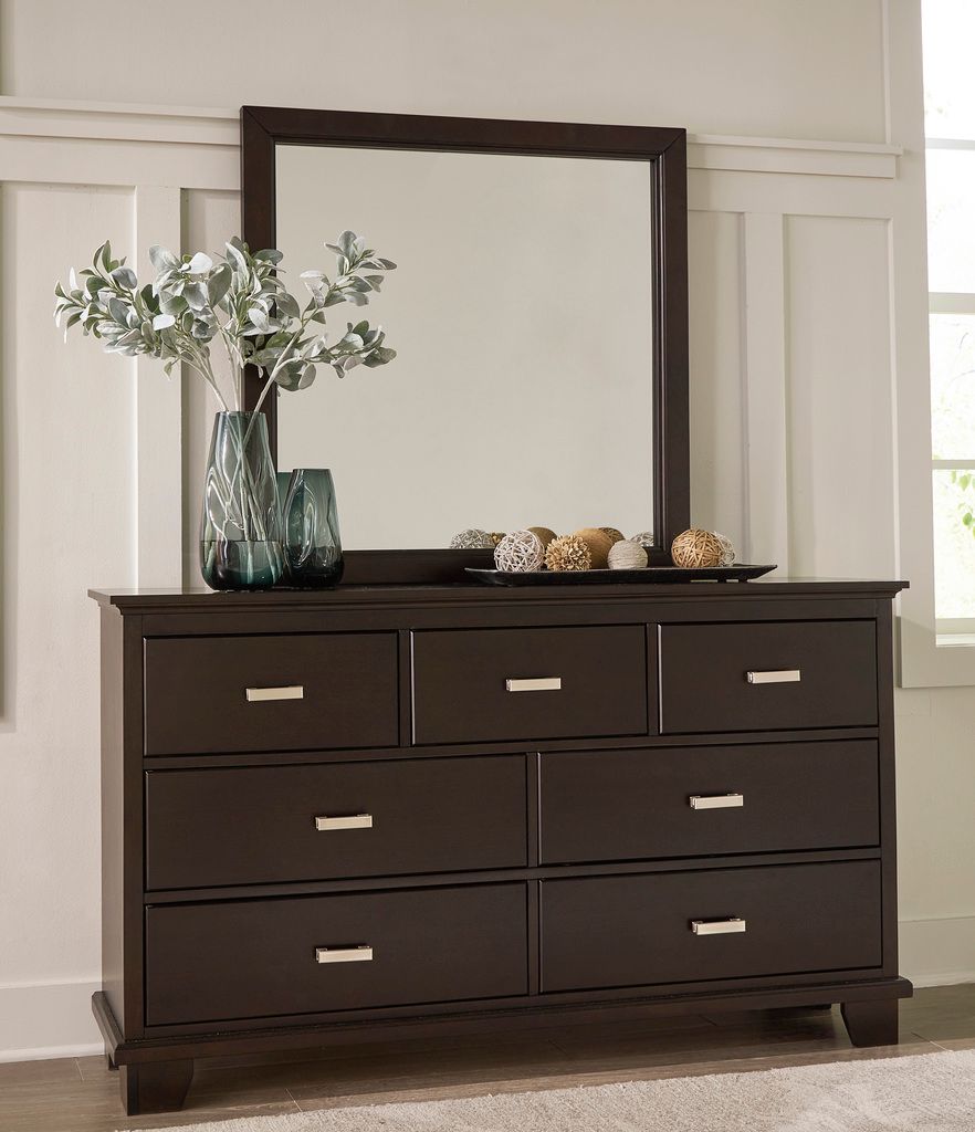 Covetown Dresser In Dark Brown B44131