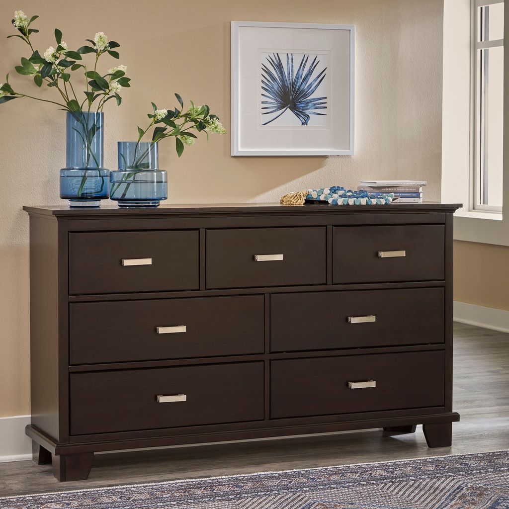 Covetown Dresser In Dark Brown B44131
