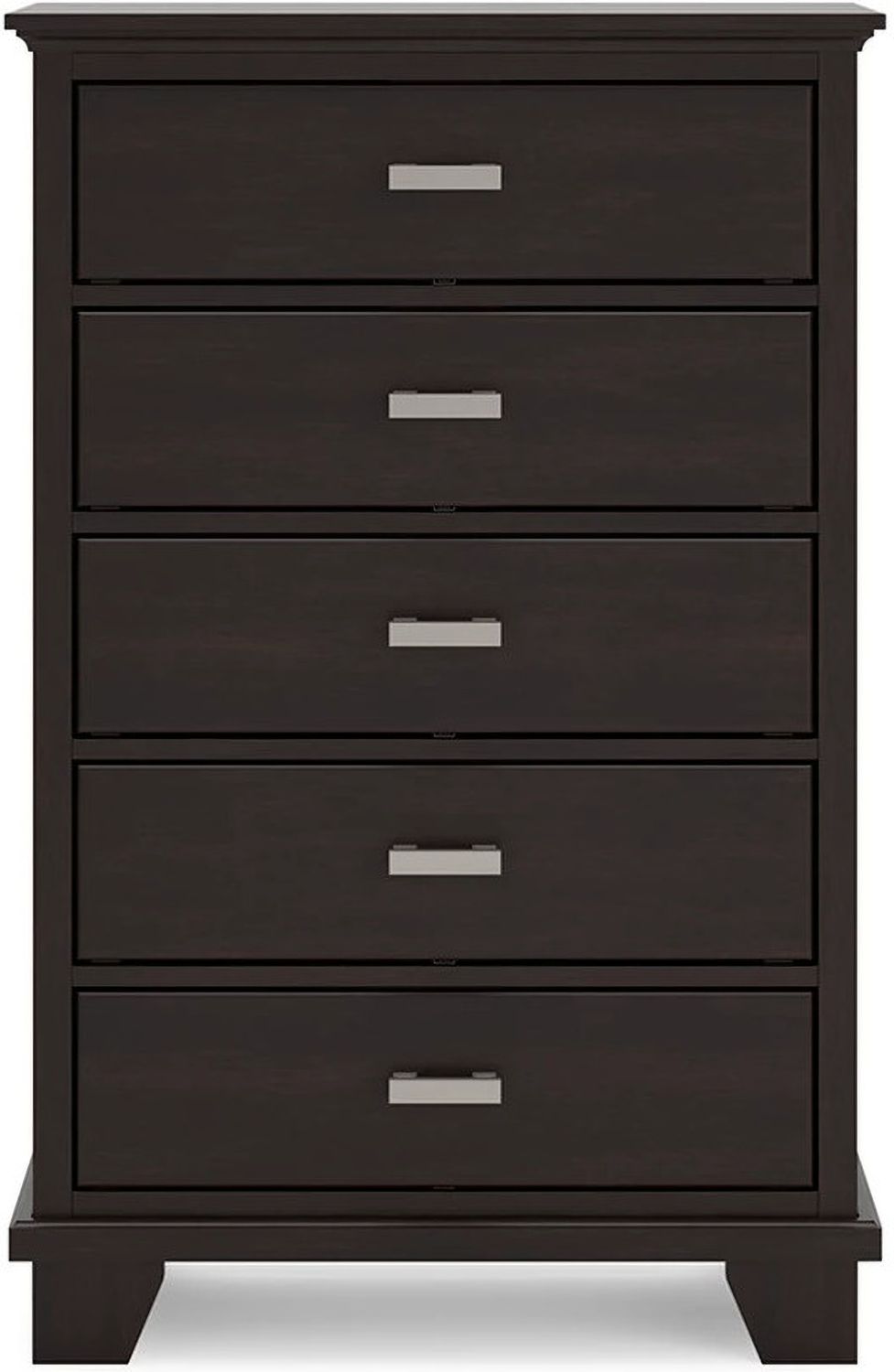 Covetown Chest Of Drawers In Dark Brown B44146