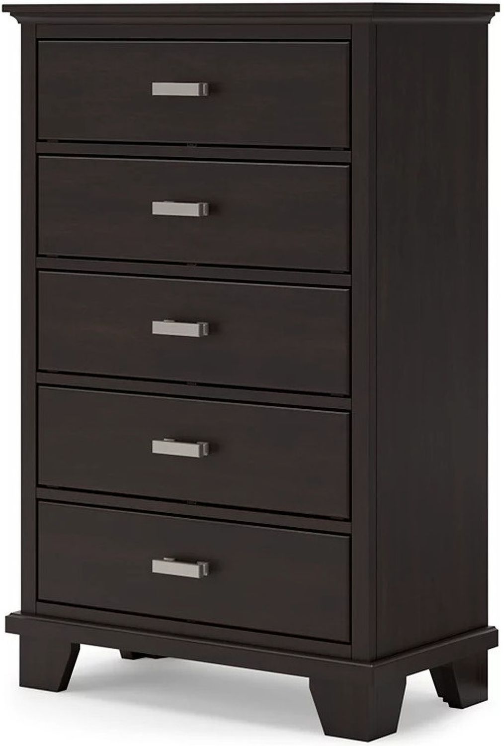 Covetown Chest Of Drawers In Dark Brown B44146