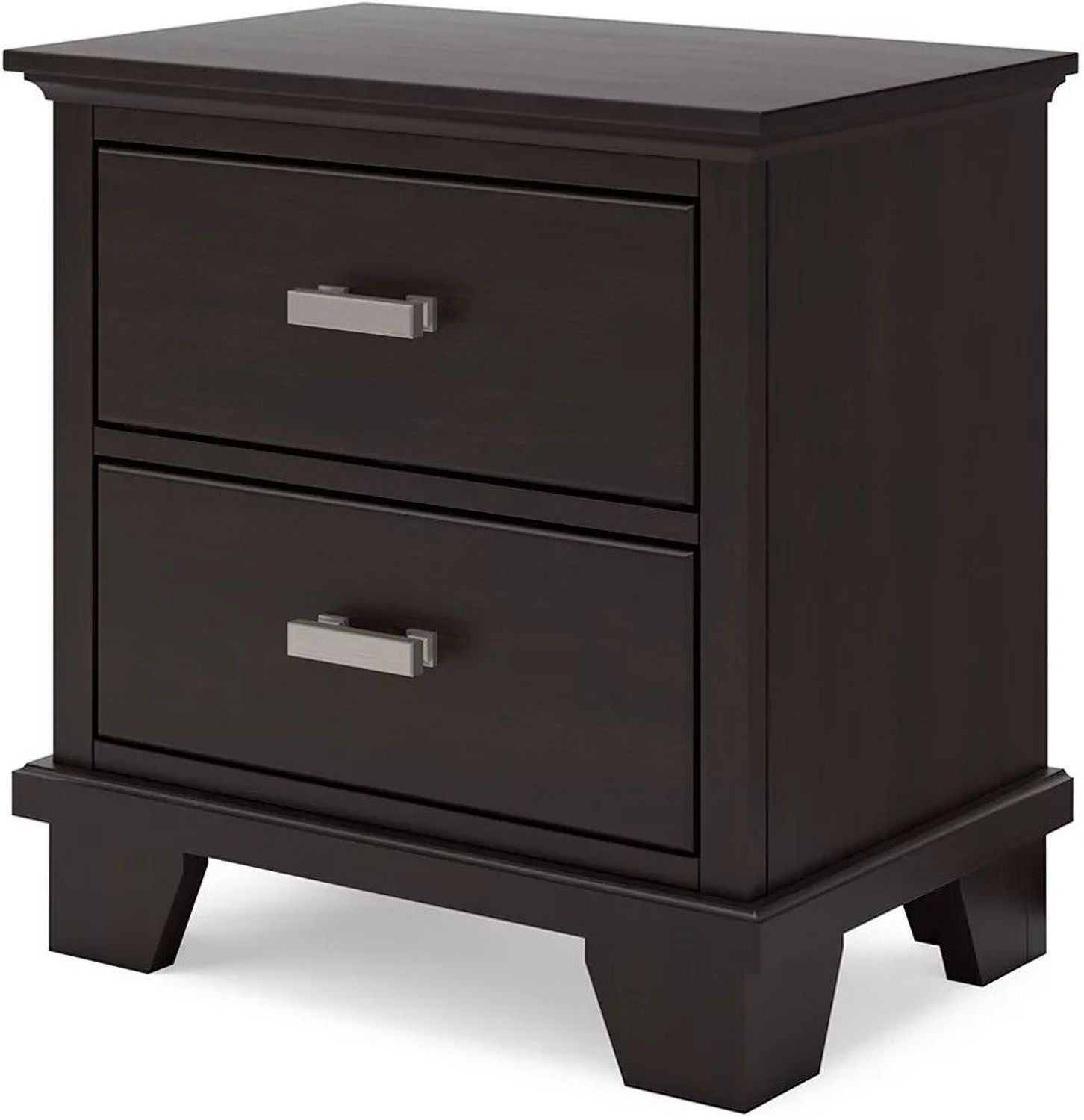 Covetown Nightstand In Dark Brown B44192