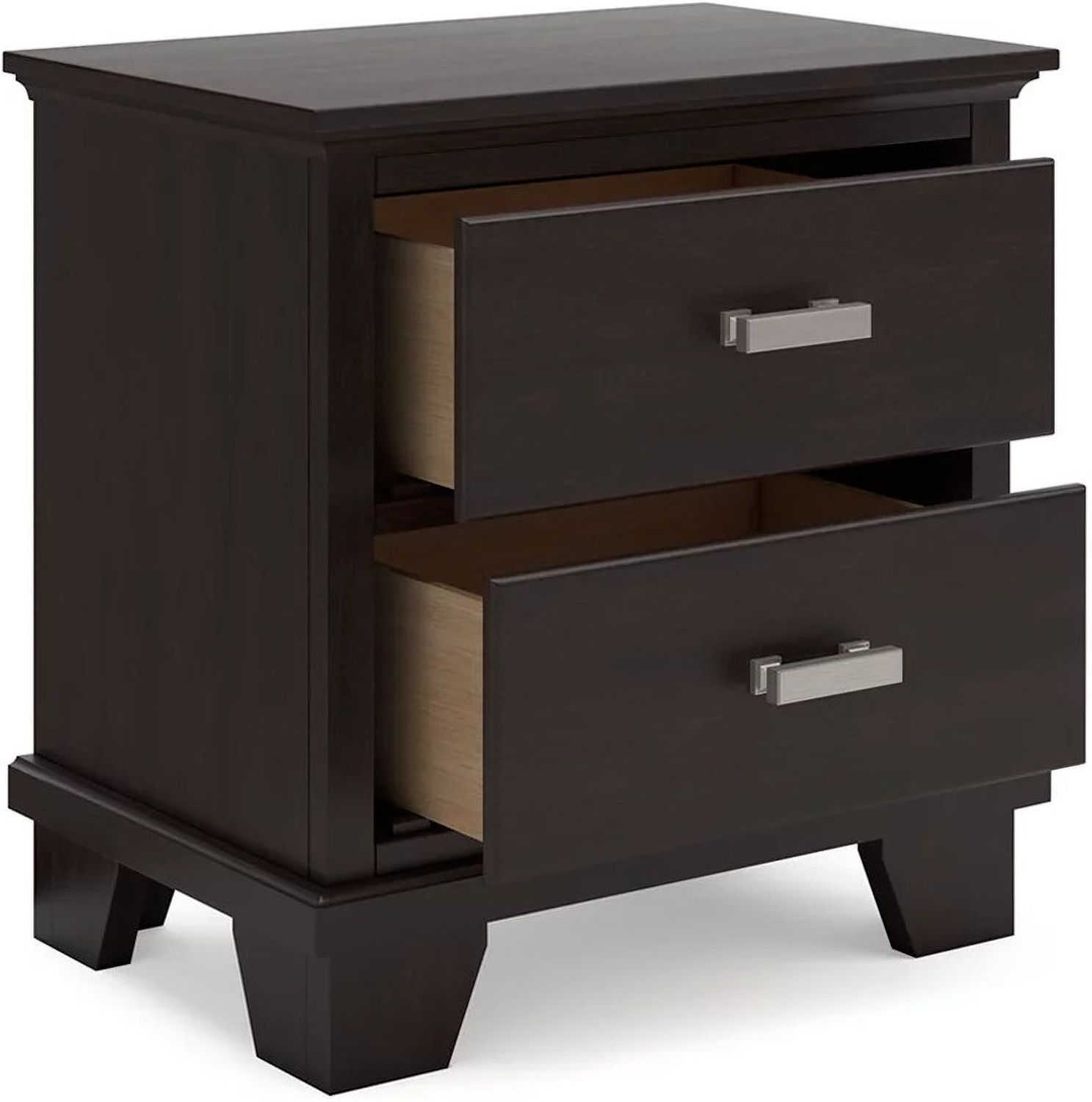 Covetown Nightstand In Dark Brown B44192