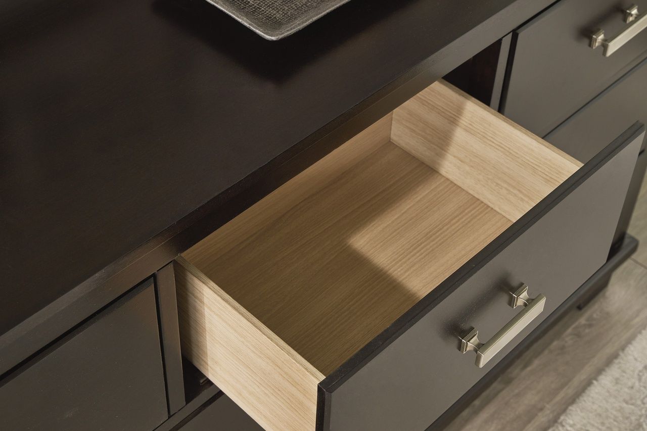 Covetown Nightstand In Dark Brown B44192