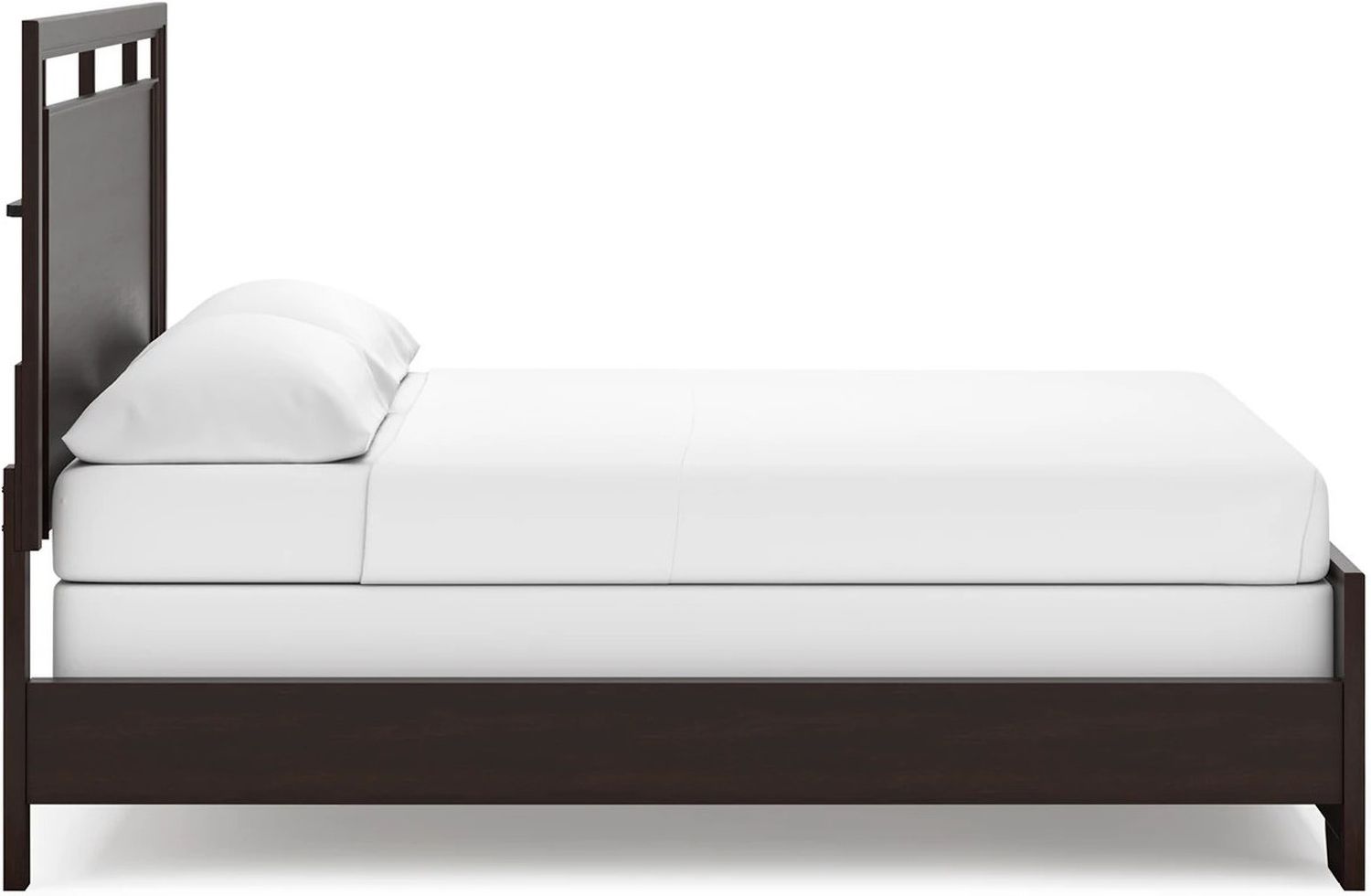 Covetown California King Panel Bed In Dark Brown B441B9