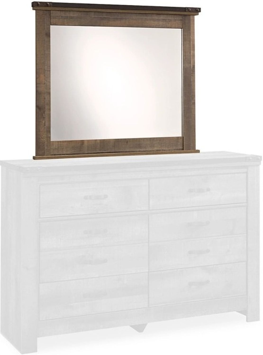 Trinell Brown Bedroom Mirror B44626