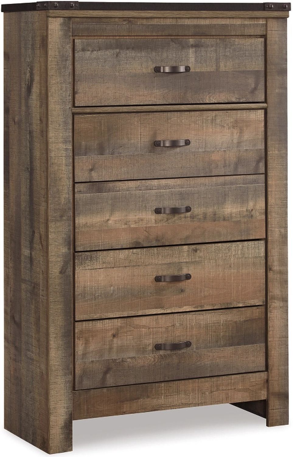 Trinell Brown Five Drawer Chest B44646