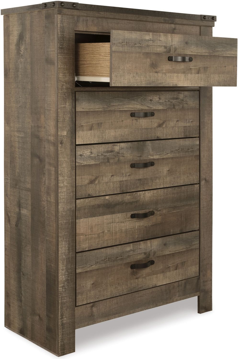 Trinell Brown Five Drawer Chest B44646