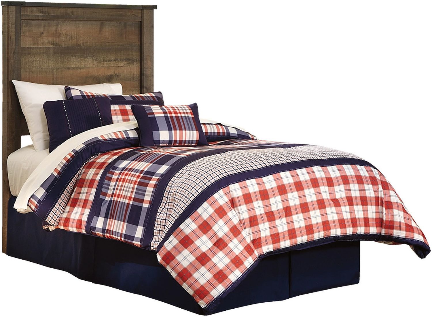 Trinell Brown Twin Panel Headboard Only B44653