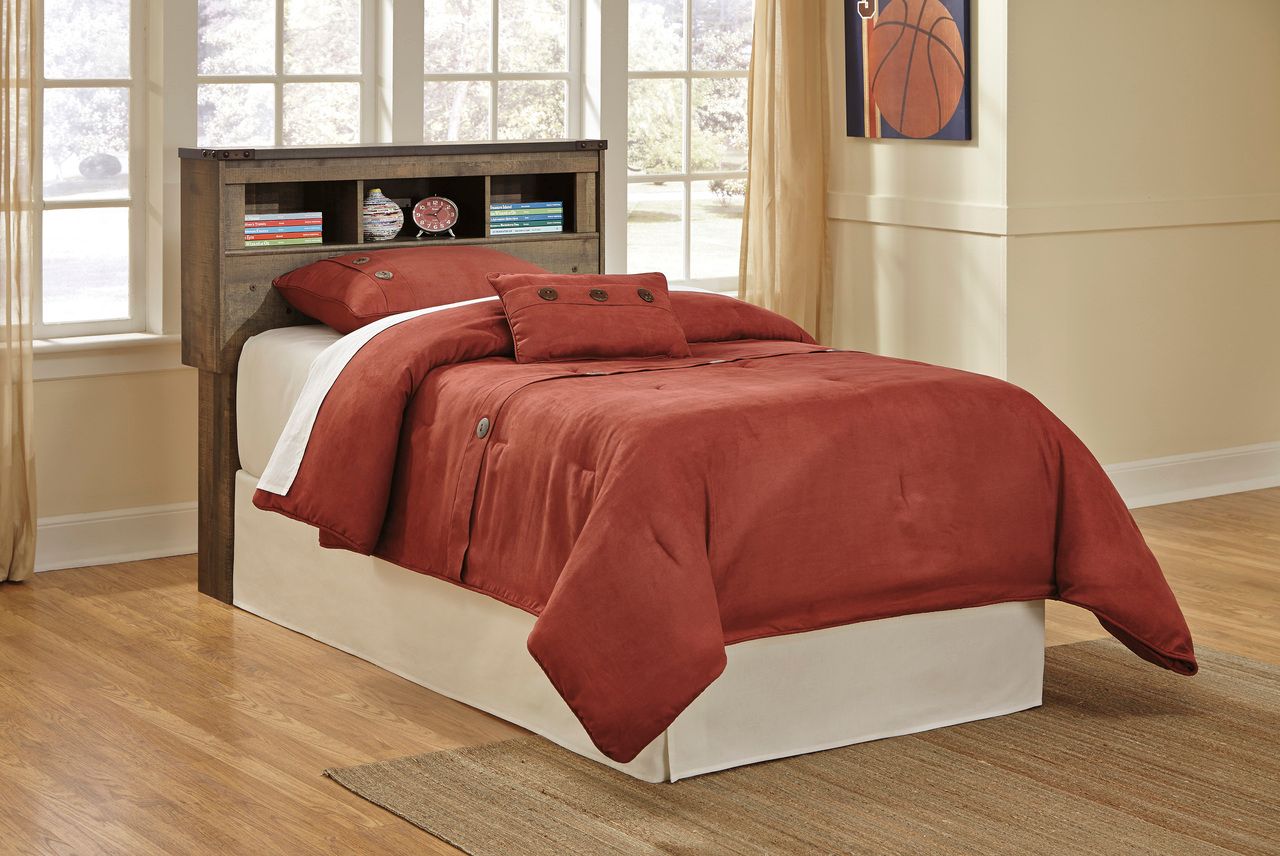 Trinell Brown Twin Bookcase Headboard Only B44663