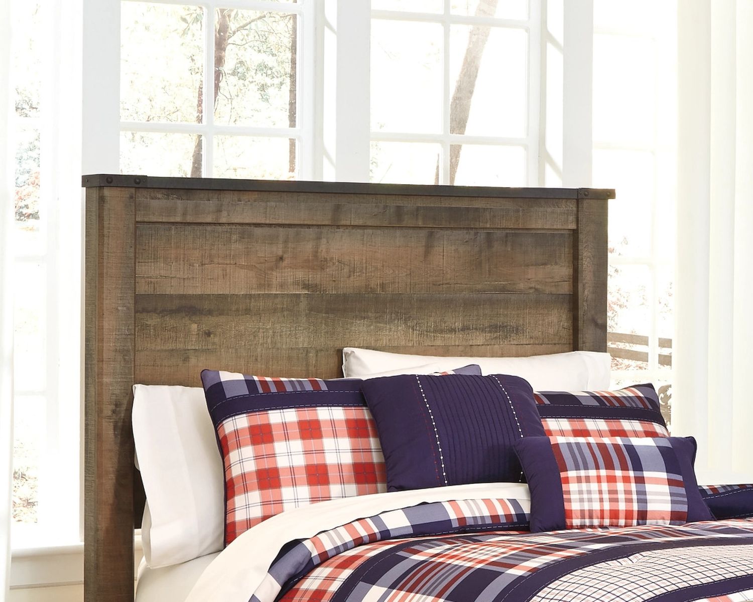 Trinell Brown Full Panel Headboard Only B44687