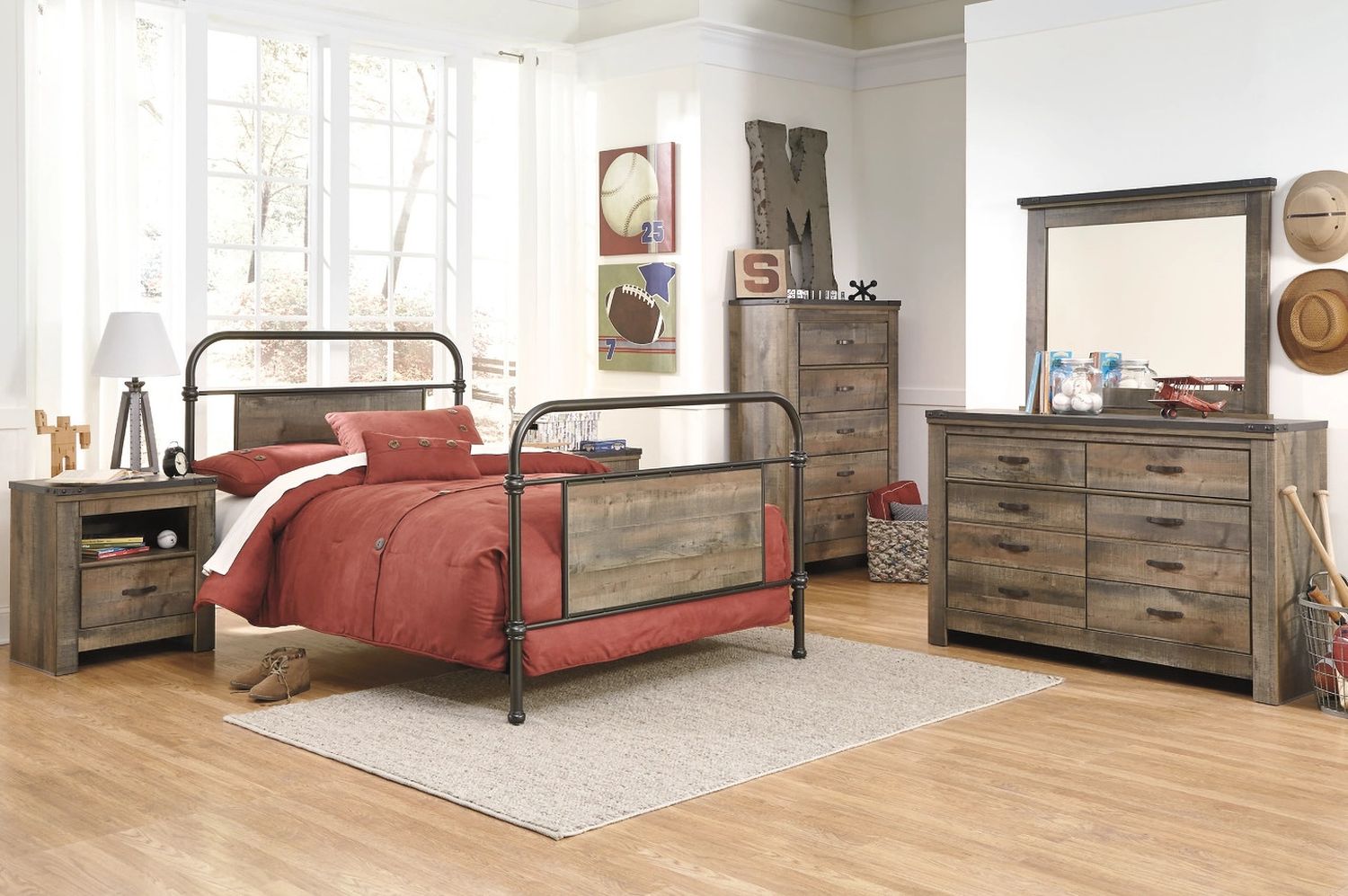 Trinell Brown One Drawer Night Stand B44691