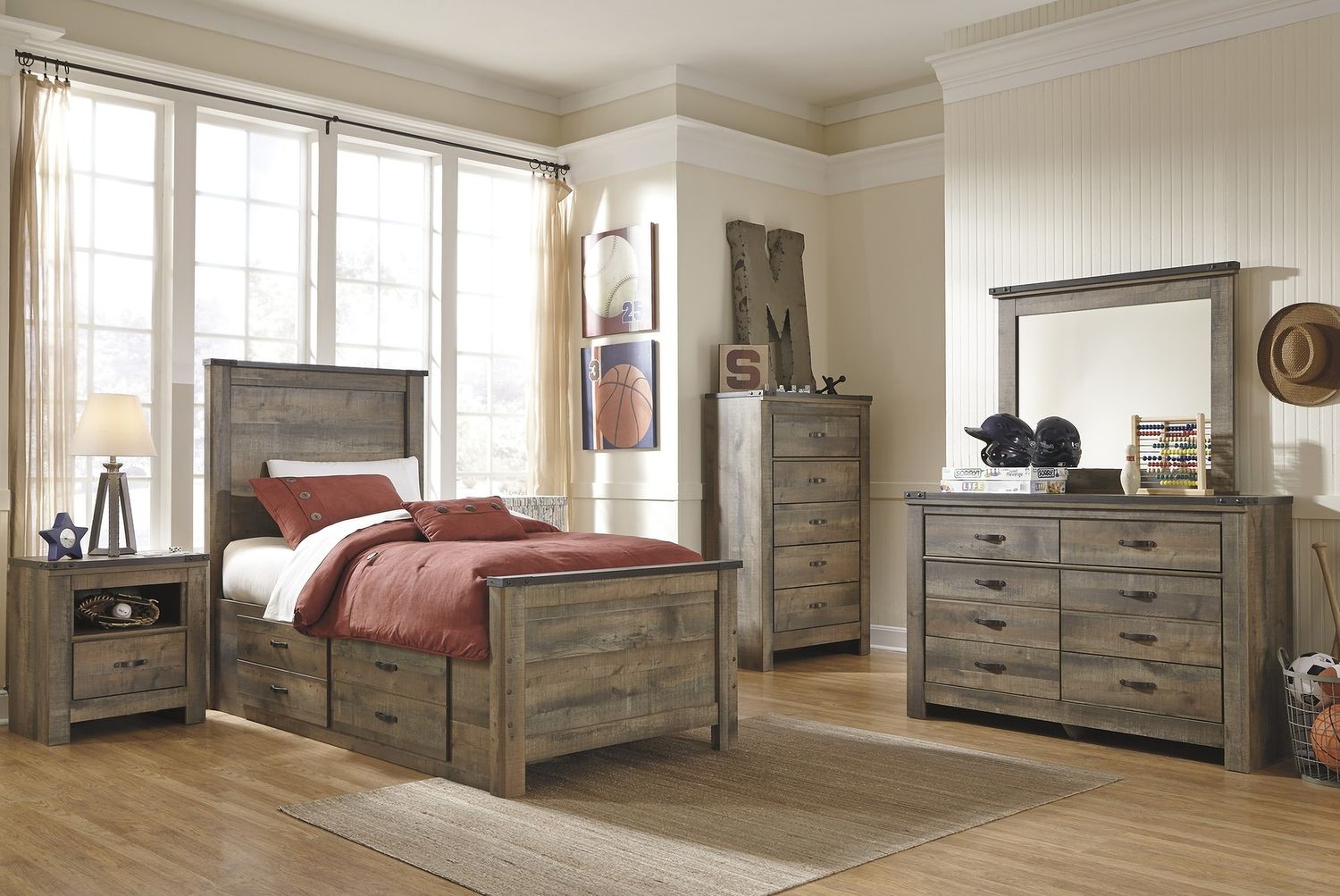 Trinell Brown One Drawer Night Stand B44691